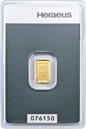 1g Gold Bars