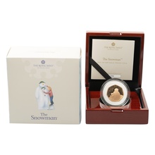 2021 The Snowman Fifty Pence Proof Gold Coin Boxed