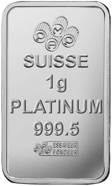 25g Platinum Bar Multigram PAMP Minted