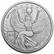 2023 1oz Isis Sierra Leone Egyptian Gods Silver Coin