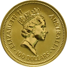 1990 1oz Gold Australian Nugget