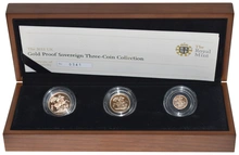 2011 Gold Proof Sovereign Three Coin Set