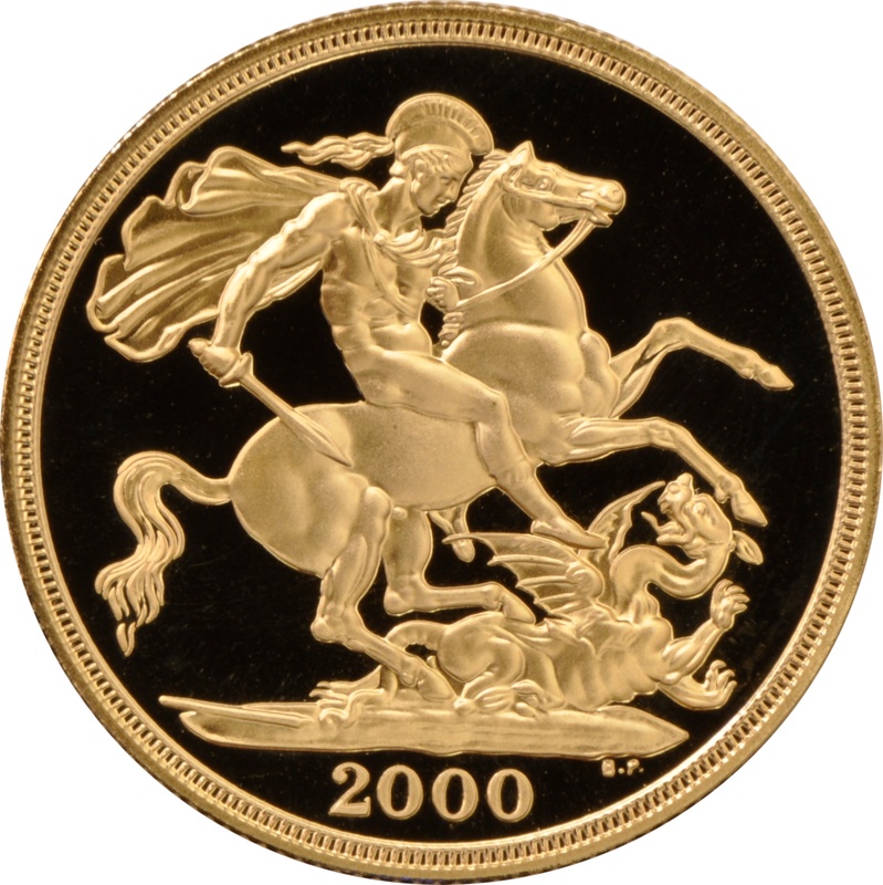 2000 £2 Two Pound Proof Gold Coin (Double Sovereign)