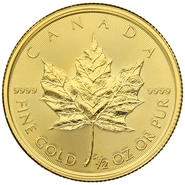 2020 Half Ounce Gold Maple