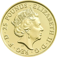 2016 Royal Mint 1/4 Oz Year of the Monkey Gold Coin