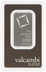 50g Platinum Bars