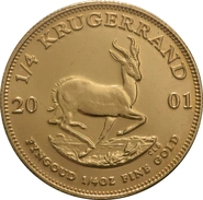 2001 1/4oz Krugerrand Gold Coin