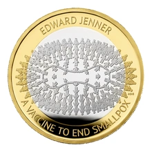 2023 £2 Proof Edward Jenner Silver Coin Boxed
