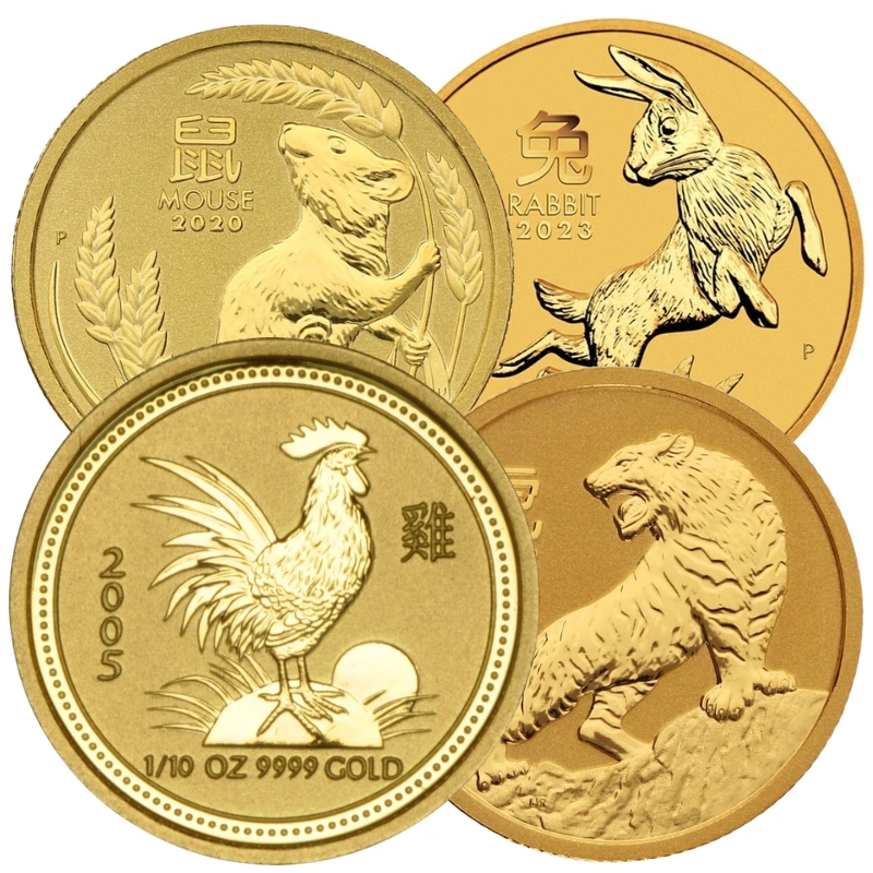 Best Value - Perth Mint Lunar Tenth Ounce Gold Coin