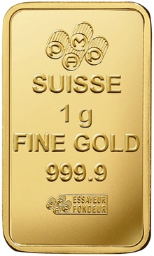 1g Gold Bar PAMP Multicard