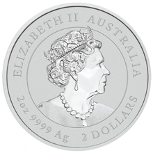2022 Year of the Tiger Silver Coin 2oz Perth Mint Australian Lunar Series