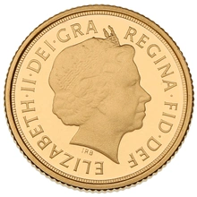 2015 Proof Quarter Sovereign Gold Coin Boxed