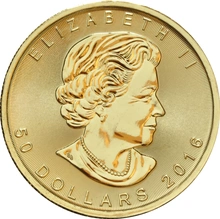 2016 1oz Canadian Maple Gold Coin