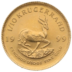 1999 1/10oz Krugerrand Gold Coin