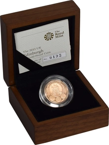 Gold Proof 2011 £1 Edinburgh