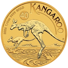 2026 1/4oz Australian Kangaroo Gold Nugget Coin