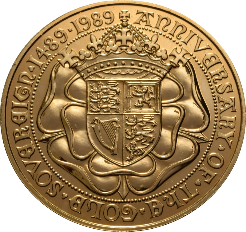 1989 Gold £5 Coin Brilliant Uncirculated 500th Anniversary