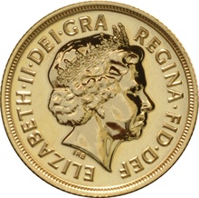2005 Gold Sovereign - Elizabeth II Fourth Head