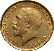 1915 Gold Sovereign - King George V - S