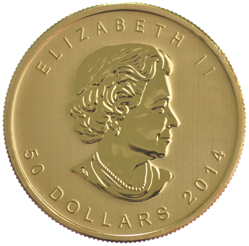 2014 1oz Canadian Maple Gold Coin