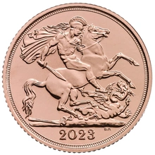 2023 Coronation Gold Half Sovereign