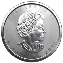 2022 1oz Canadian Maple Silver Coin