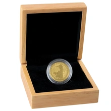Oak Gift Box - 1/2oz Gold Coin 27mm