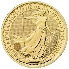 2025 1/2oz Britannia Gold Coin Gift Boxed