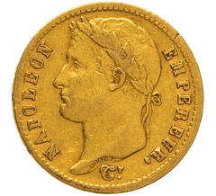1813 20 French Francs Gold Coin Napoleon I A