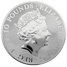 2019 Royal Mint Valiant 10oz Silver Coin