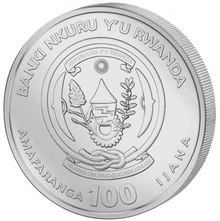 2023 African Ounce Crocodile Silver Coin 1oz