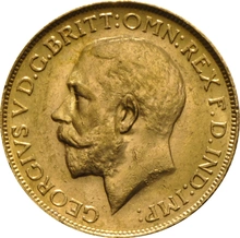 1914 Gold Sovereign - King George V - P