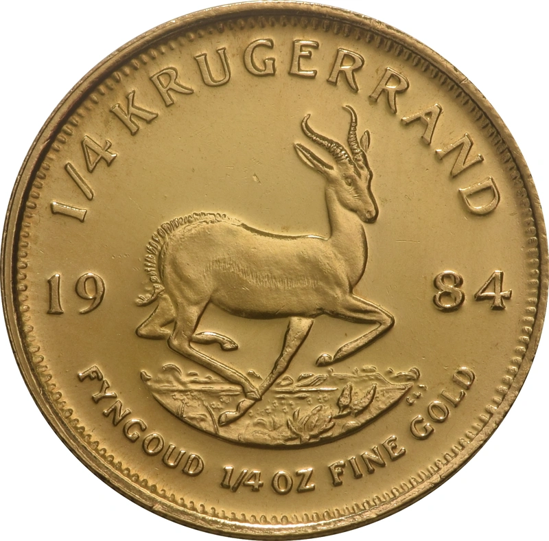 1984 1/4oz Krugerrand Gold Coin