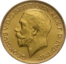 1912 Gold Sovereign - King George V - London