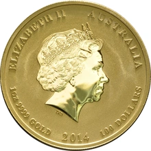 2014 Perth Mint 1oz Year of the Horse Gold Coin