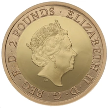 2018 Proof £2 Gold Coin RAF Centenary Vulcan Boxed