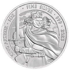 2023 King Arthur Silver Coin Myths & Legends 1oz