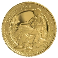 2005 Proof Britannia Gold 3-Coin Set Boxed