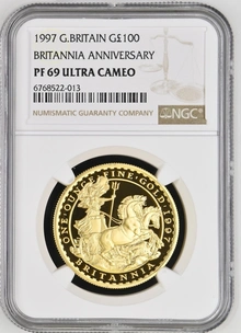 1997 Proof Gold Britannia Coin 1oz NGC PF69
