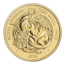 2026 The Royal Dragon Tudor Beast 1oz Gold Coin