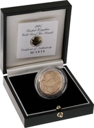 1995 Proof £2 Gold Coin Peace Dove WWII Boxed