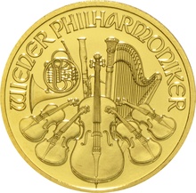 2017 Half Ounce Gold Austrian Philharmonic
