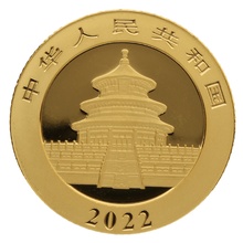 2022 3g Gold Chinese Panda Coin