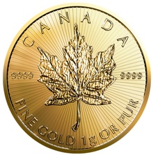 2023 MapleGram 25 x 1 Gram Gold Coins