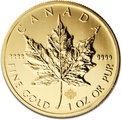 2013 1oz Canadian Maple Gold Coin