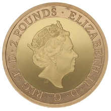 2018 Proof £2 Coin Gold Double Sovereign RAF Centenary Badge