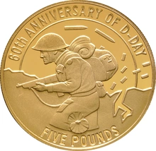 1944-2004 The 60th Anniversary of D-Day Channel Islands 3-coin Gold Set