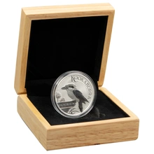 Oak Gift Box - 1oz Silver Coin 41mm