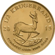 2015 1/2oz Krugerrand Gold Coin