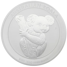2020 1kg Silver Australian Koala
